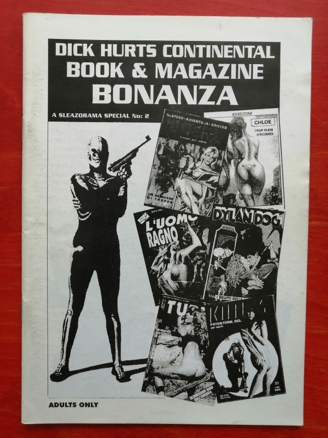 Dick Hurts continental book & magazine bonanza