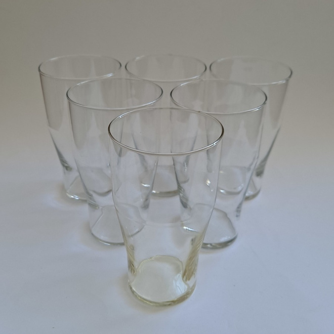 Sinetti-sinappilasit 6 kpl, Tapio Wirkkala, Paulig/Iittala