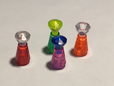 Lego Friends timantit korkkeina