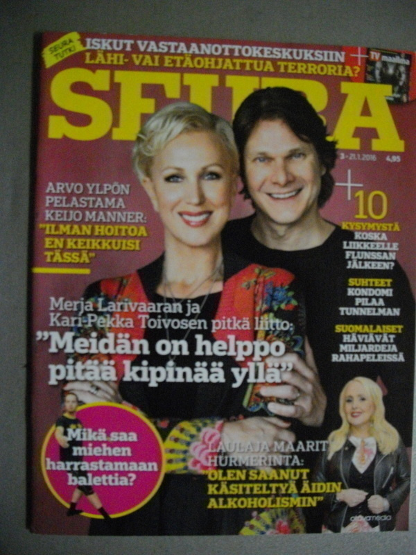 Seura lehti Nro 3/2016 (16.3)