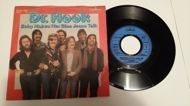 Dr. Hook Baby Makes Her Blue Jeans 7" sinkku Saksalainen