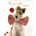 °°KOIRA...Ruusuista juhlaa!°° -KORTTI /Karto - pikkukuva 1