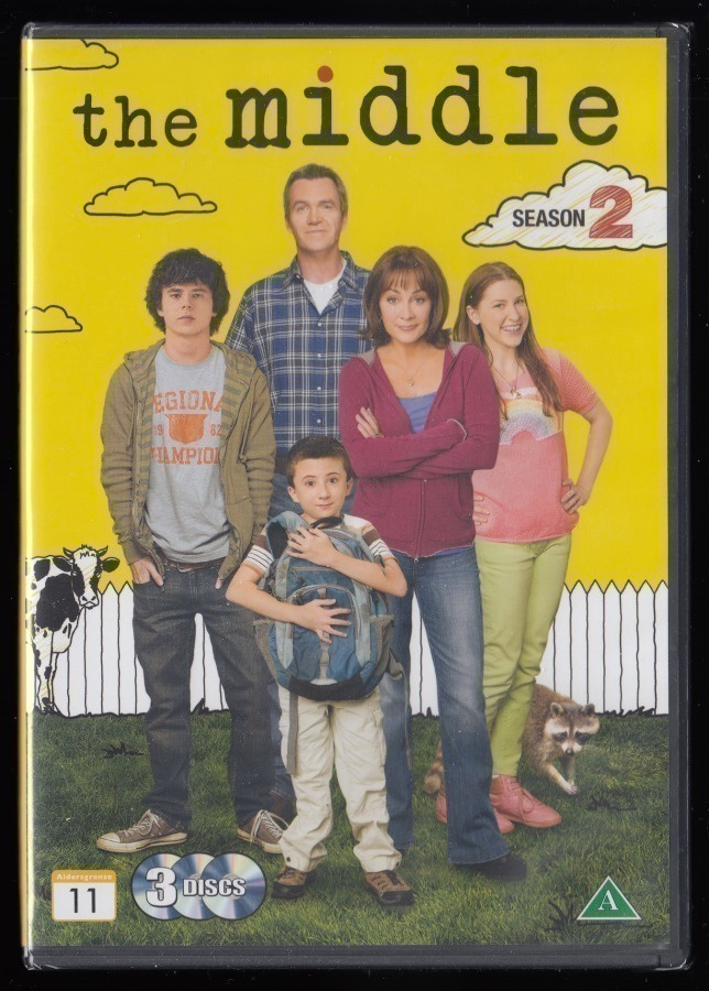 Middle: Kausi 2 (3DVD) uusi ja muoveissa
