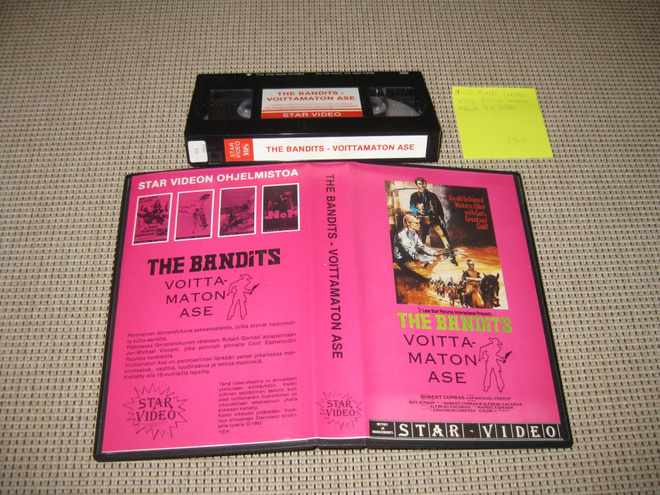 The Bandits - Voittamaton Ase-VHS (FIx, Star Video, 1967)