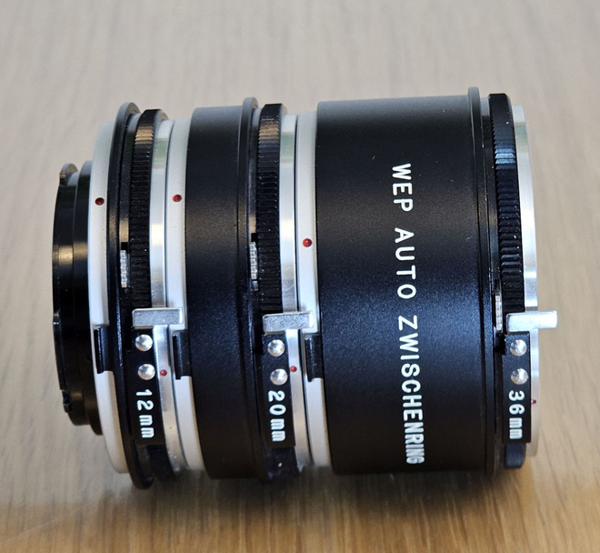 == WEP Auto Zwischenring Set of 3 Extension Tubes - Minolta