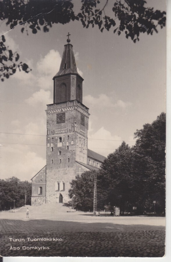Turku Turun tuomiokirkko  käyttämättömänä