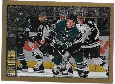 1998-99 OPC Chrome #128 Jeff Friesen , San Jose Sharks