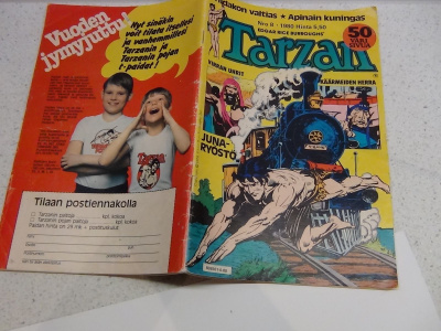 TARZAN 1980 N0: 8. JUNA RYÖSTÖ,VIRRAN UHRIT,KÄÄRMEIDEN HERRA