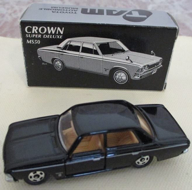Toyota Crown Super DeLuxe MS50 Saloon 4D Black Tomica Japan