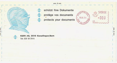 Ruotsi 1974 frankkeerausleiman malli