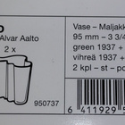 Aalto maljakko valkoinen ja vihreä 95 mm - pikkukuva 4