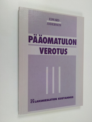 Edward Andersson : Pääomatulon verotus