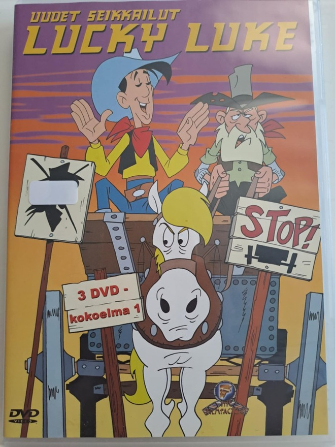 Uudet Seikkailut Lucky Luke DVD
