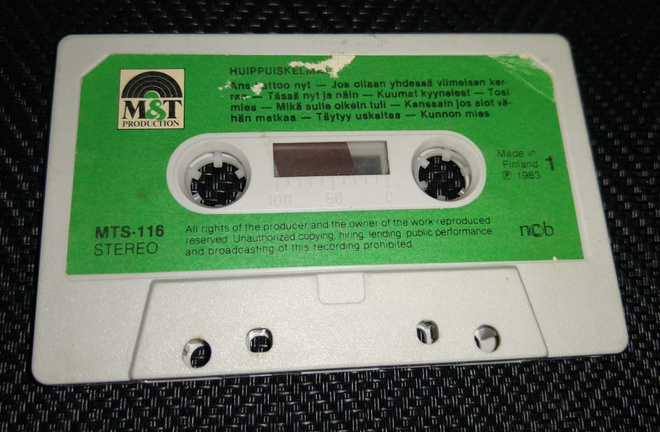 HUIPPUISKELMÄT C-KASETTI MTS-116  1983