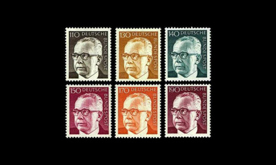 Saksa 727-32 ** Käyttösarja Heinemann (1972)