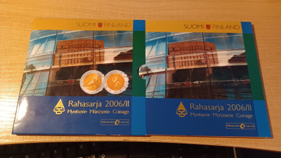 Eurorahasarja 2006/2 Äänioikeus 100v. 1C-2€ + Erik.2€ UNC