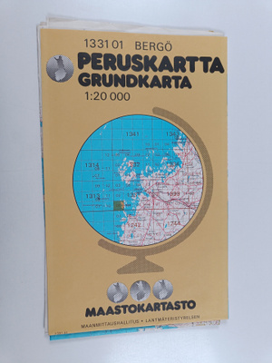 Peruskartta 1:20 000, N:o 13 31 01 : Bergö/Peruskartan pi...