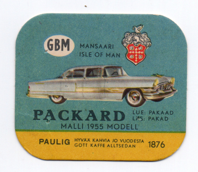 Kahvilappu Paulig PACKARD