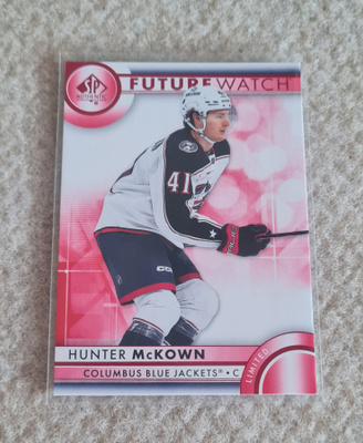 2023-24 SP Authentic Future Watch Limited Red Hunter McKown