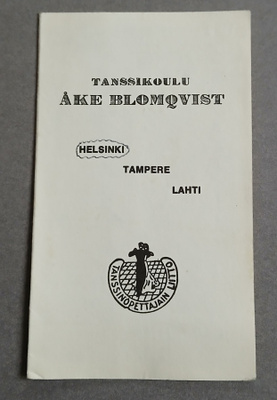Tanssikoulu Åke Blomqvist , tanssikortti