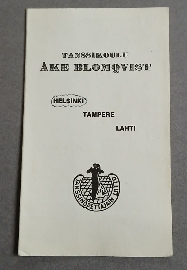 Tanssikoulu Åke Blomqvist  , tanssikortti