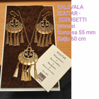 KALEVALA KUUTAR -korvakorut, pronssi - pikkukuva 2
