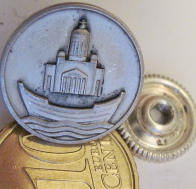 VANHA Ruuvimerkki Helsinki Hopeaa 1936