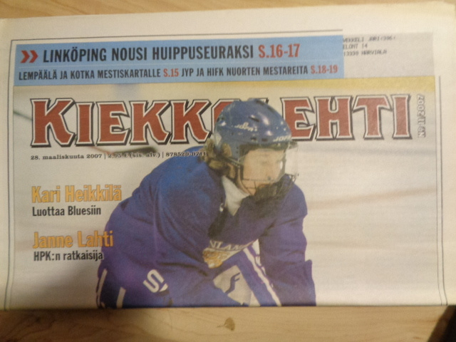 Kiekkolehti Nro 11/2007 (13.11)