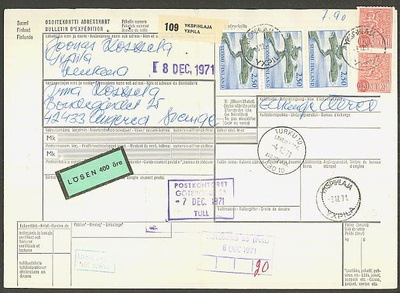 1971 paketti Ruotsiin