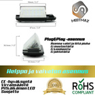 BMW E36 LED rekisterikilven valot — kirkkaan valkoinen 600 - pikkukuva 4
