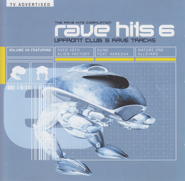 Rave Hits 6 (2CD) NEAR MINT!! 666 Dune Groovezone Hardy Hard