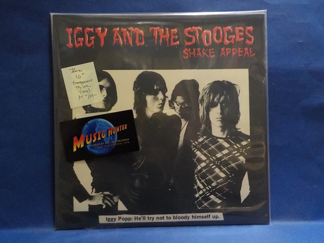 IGGY AND THE STOOGES - SHAKE APPAEL M-/M- 10" LP