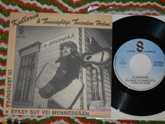 7" Kullervo & Tanssiyhtye Tuusulan Helmi -  single 1981 EX-