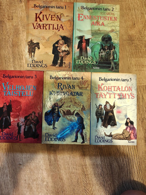 David Eddings Belgarionin taru 1-5 kovakantiset