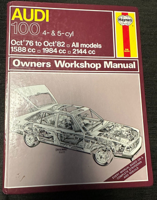 Haynes 428 Audi 100 - 1976 - 1982 korjausopas