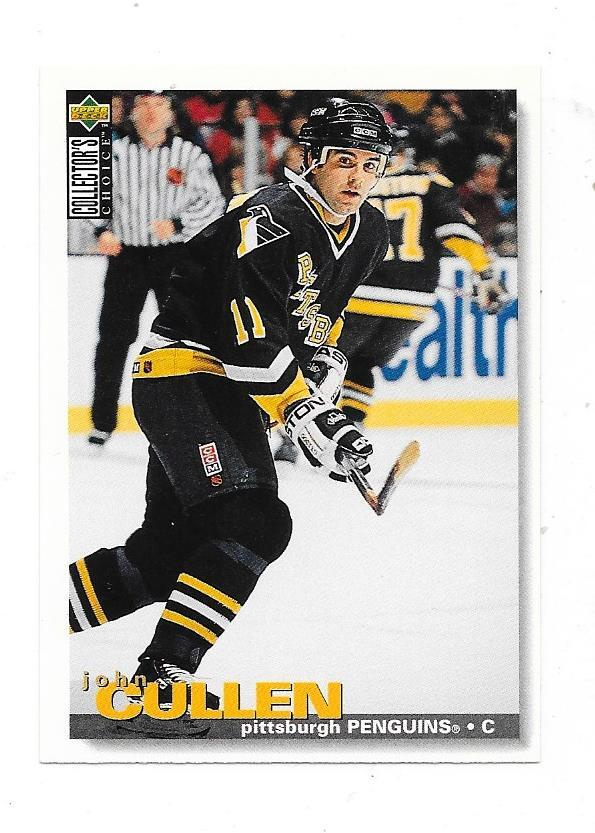 1995-96 Collector`s Choice #181 John Cullen Pittsburgh Pens