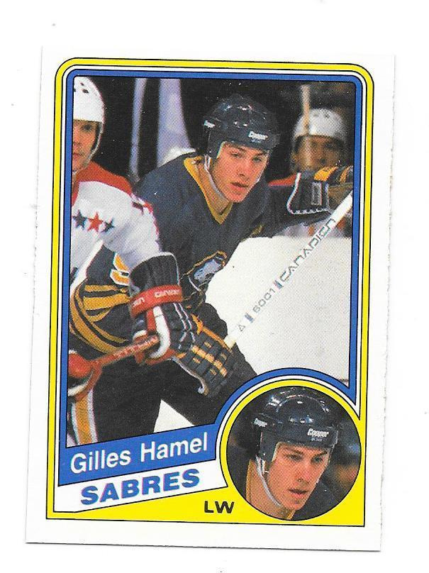 1984-85 OPC #22 Gilles Hamel Buffalo Sabres