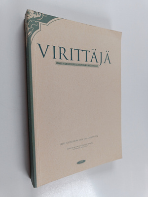 Virittäjä : sisällys vuosina 1883, 1886 ja 1897-1996