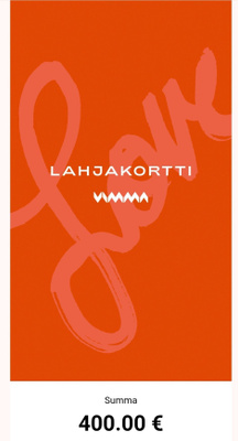 Vaatemerkki Vimman lahjakortti 400e