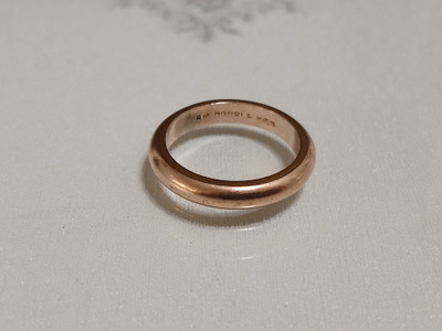 Vintage Am Gold double SP sormus