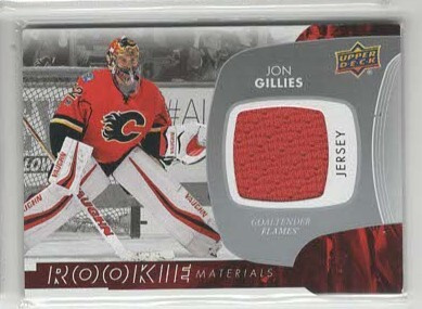 Jon Gillies 17-18 UD Rookie Materials RM-JG