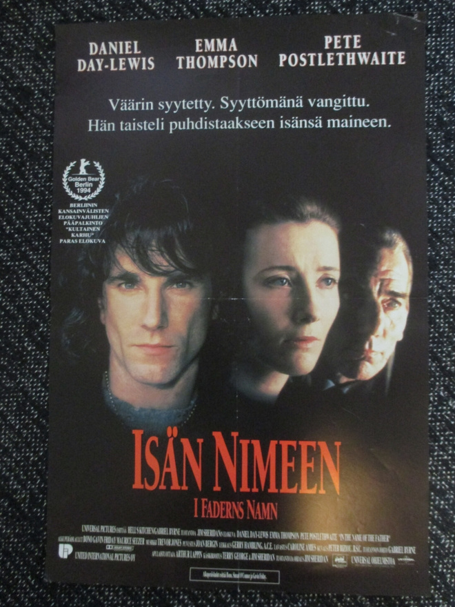 Isän nimeen (1993) - vanha elokuvajuliste