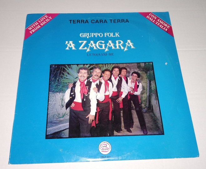 GRUPPO FOLK A ZAGARA  LETOJANNI TERRA GARA TERRA LP