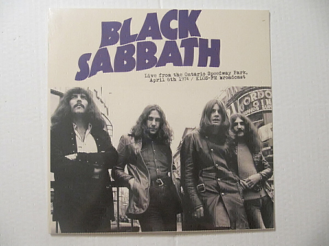 Black Sabbath Live From The Ontario Speedway Park LP