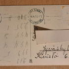 tyttö ja puput, pääsiäisk,sign AH,,kulkenut 1950 - pikkukuva 2