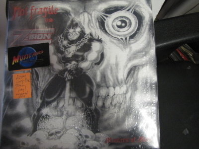 NOT FRAGILE VS Z-IRON - MASTERS OF METAL M-/M- LP