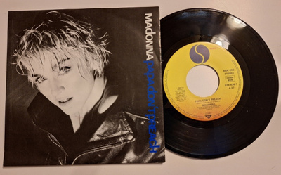 Madonna Papa Don't Preach 7" sinkku