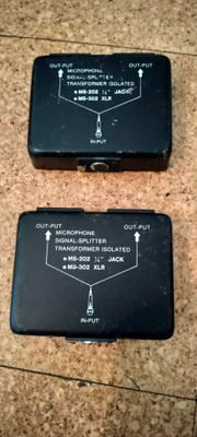 Palmerin MS-302 XLR passiivisia mikrofoni-splittereitä