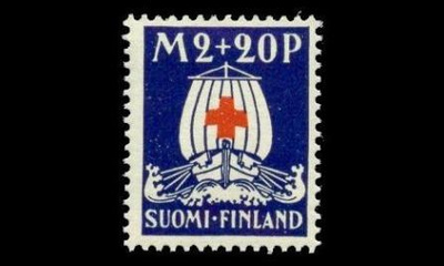160 ** Punainen risti 2mk+20p (1930)