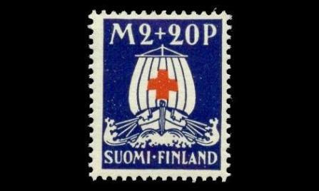 160 ** Punainen risti 2mk+20p (1930)